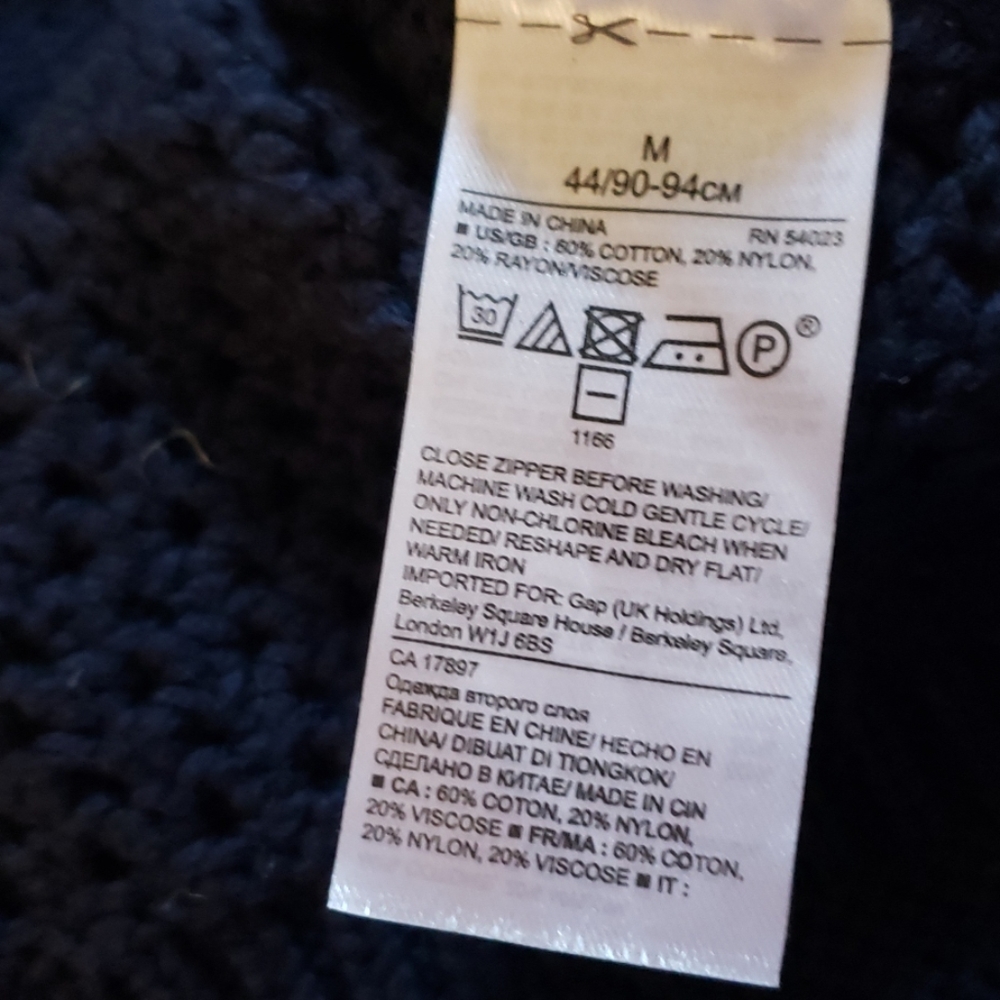 Banana Republic Women's Zipper Up Sweater Size Med - Picture 7 of 7